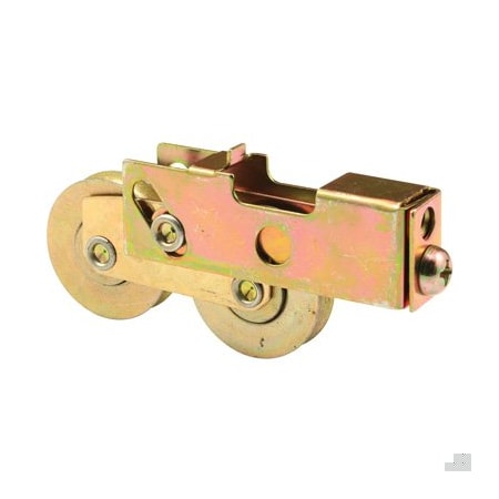 Prime-Line 1-1/2 inch Tandem Steel Ball Bearing Roller Assembly, Plain Back (Single Pack) D 1988